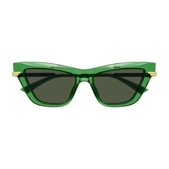 NEW BOTTEGA VENETA BV1241S 003 SUNGLASSES WOMEN GREEN EYEWEAR - Picture 2 of 3